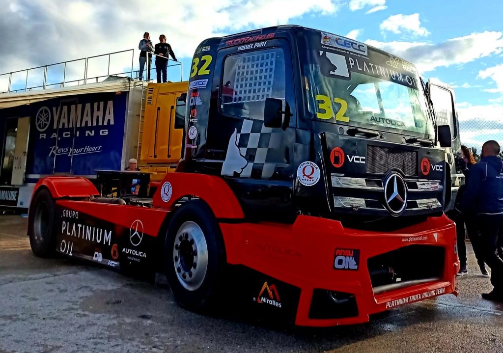 El camión de Miquel Prat en el Circuito del Jarama | Foto: Miquel Prat