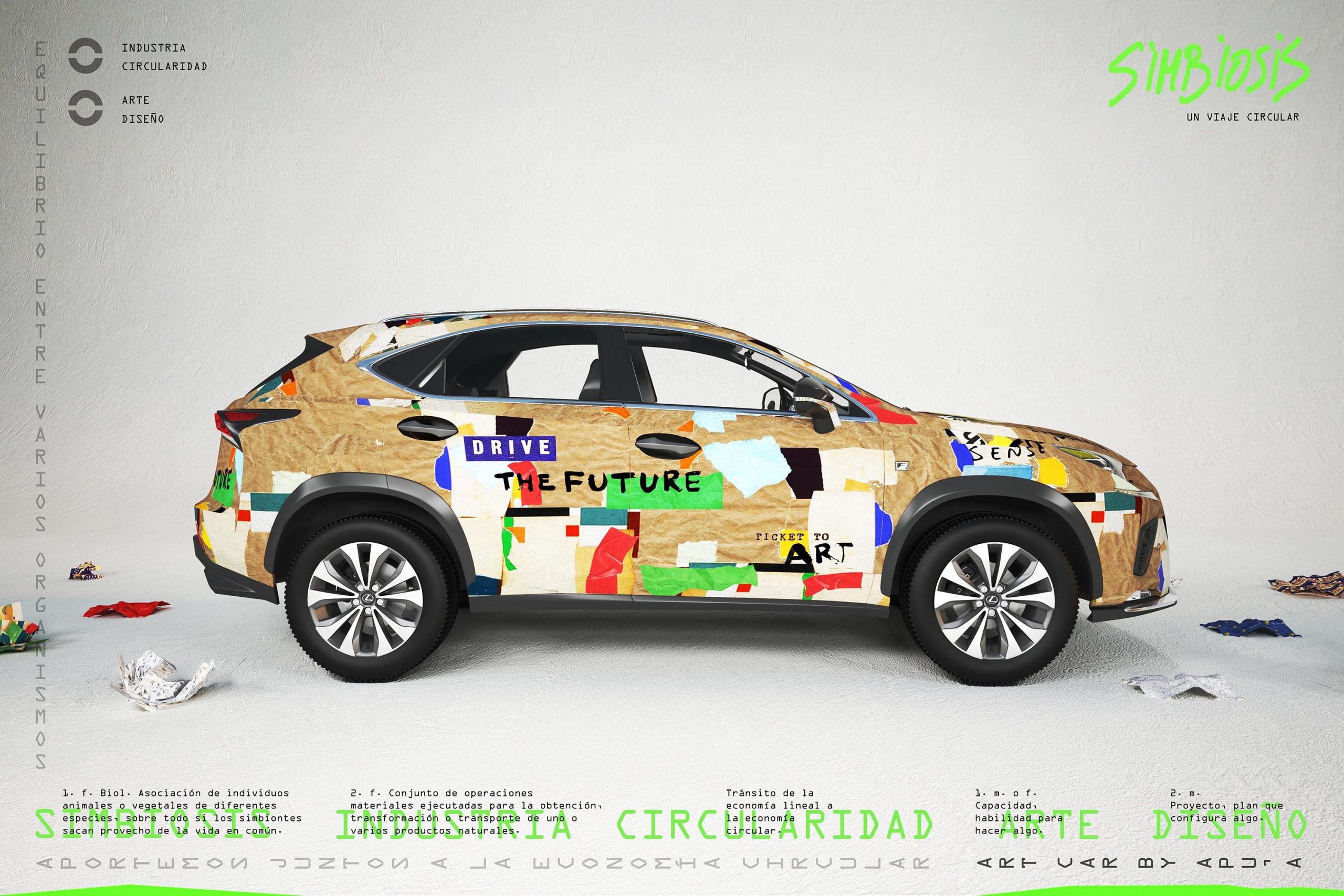 Los proyectos del concurso de diseño NX Art Car de Lexus